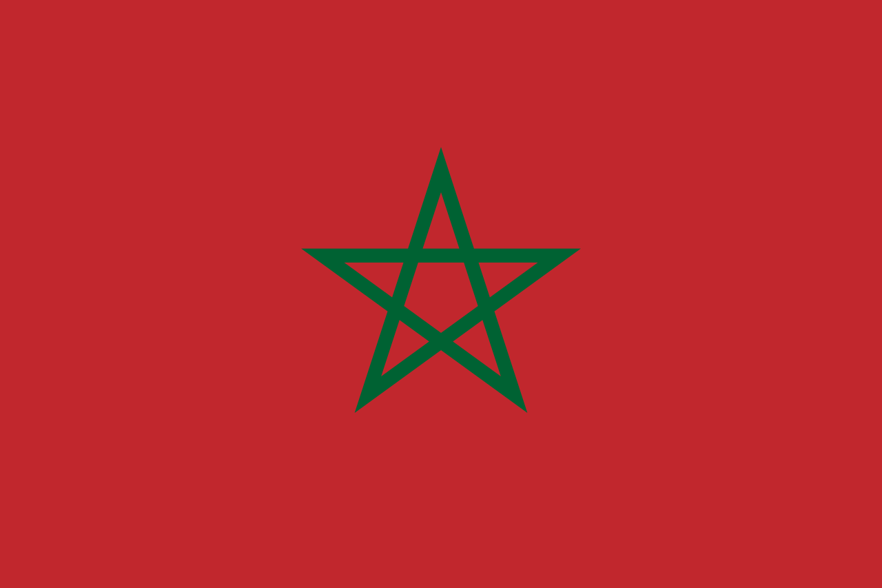 Flag of morocco
